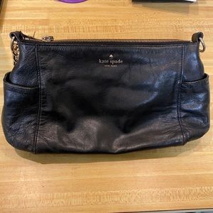 Kate Spade black leather purse